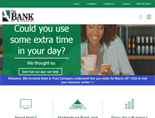 Tablet Screenshot of bankofmissouri.com